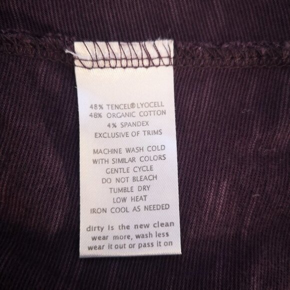 Horny Toad Ladies Purple V-neck Long Sleeve Size Large Midi Dress - Picture 5 of 8